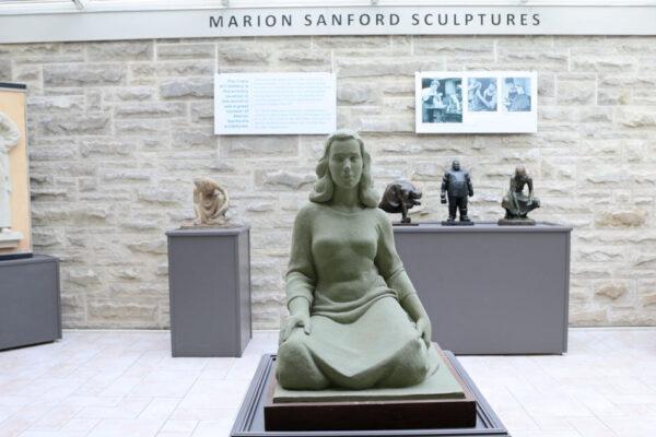 An image of Marion Sanford Sculptures at the Crary Art Gallery in Warren County, PA
